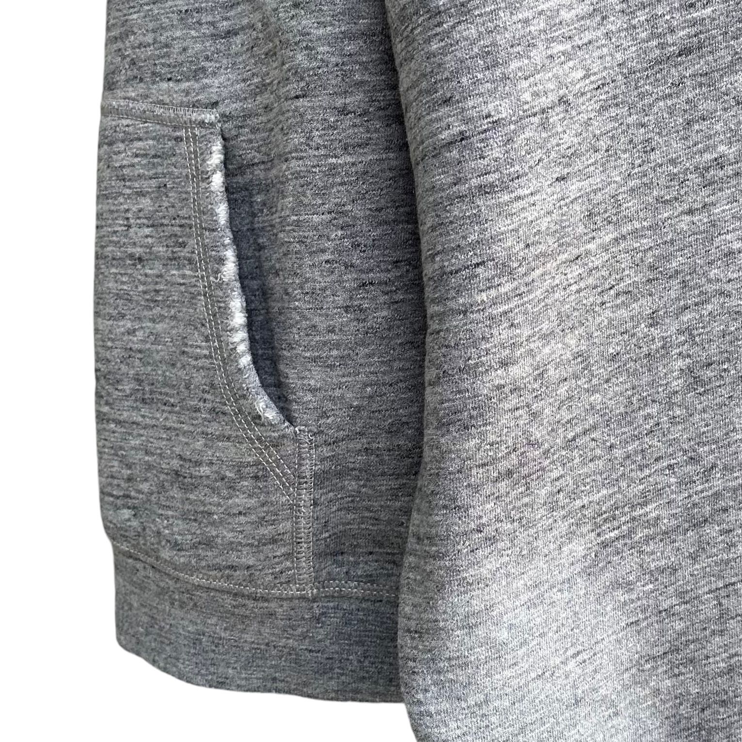 Brushed Melange Fleece Relax Fit Hoodie Sweatshirt \ スウェットシャツ / グレー / 24AW NEW