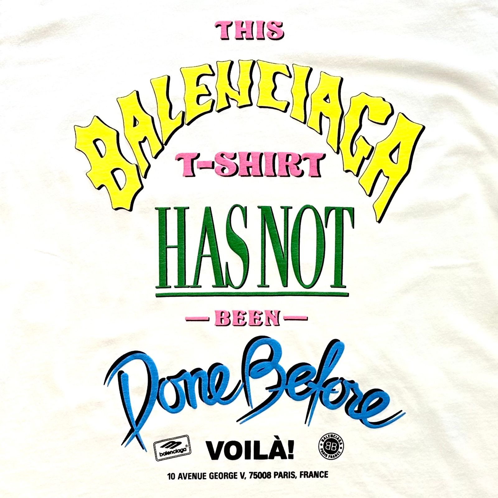 BALENCIAGA - NOT BEEN DONE Tシャツ オーバーサイズ