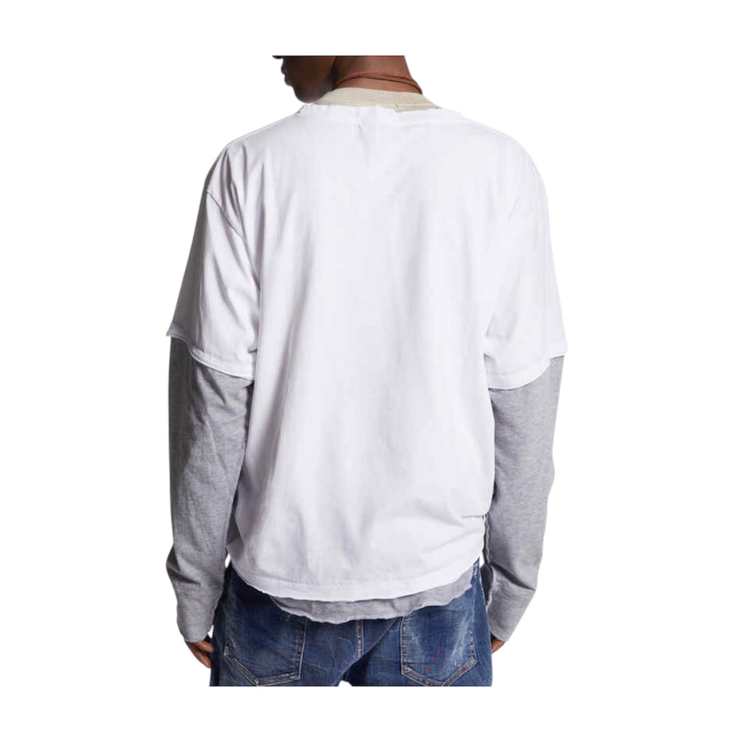 Washed And Destroyed Invicta Long Sleeved T-Shirt / 2025SS NEW