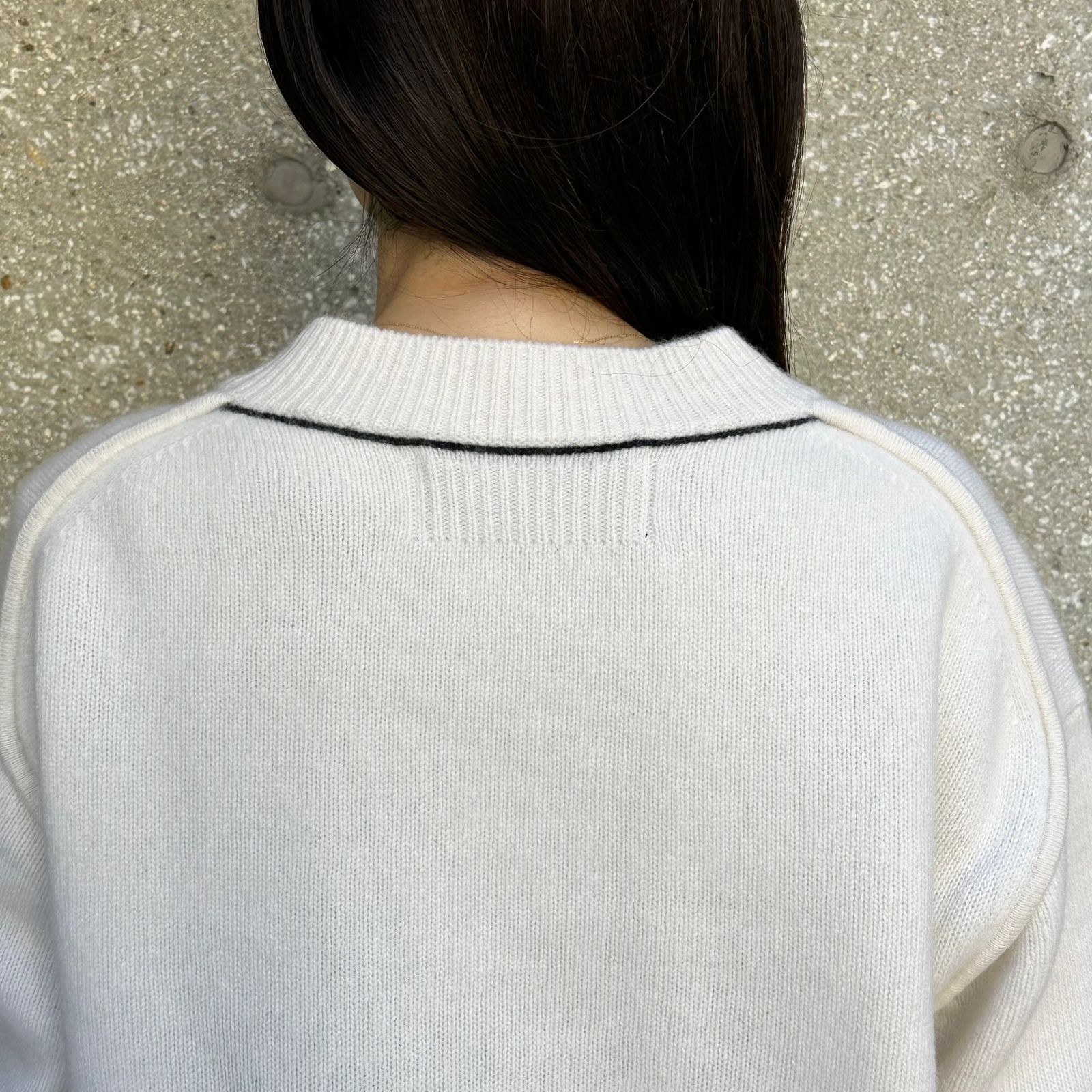 IHATOV - round neck sweater / ニット / クルーネックセーター