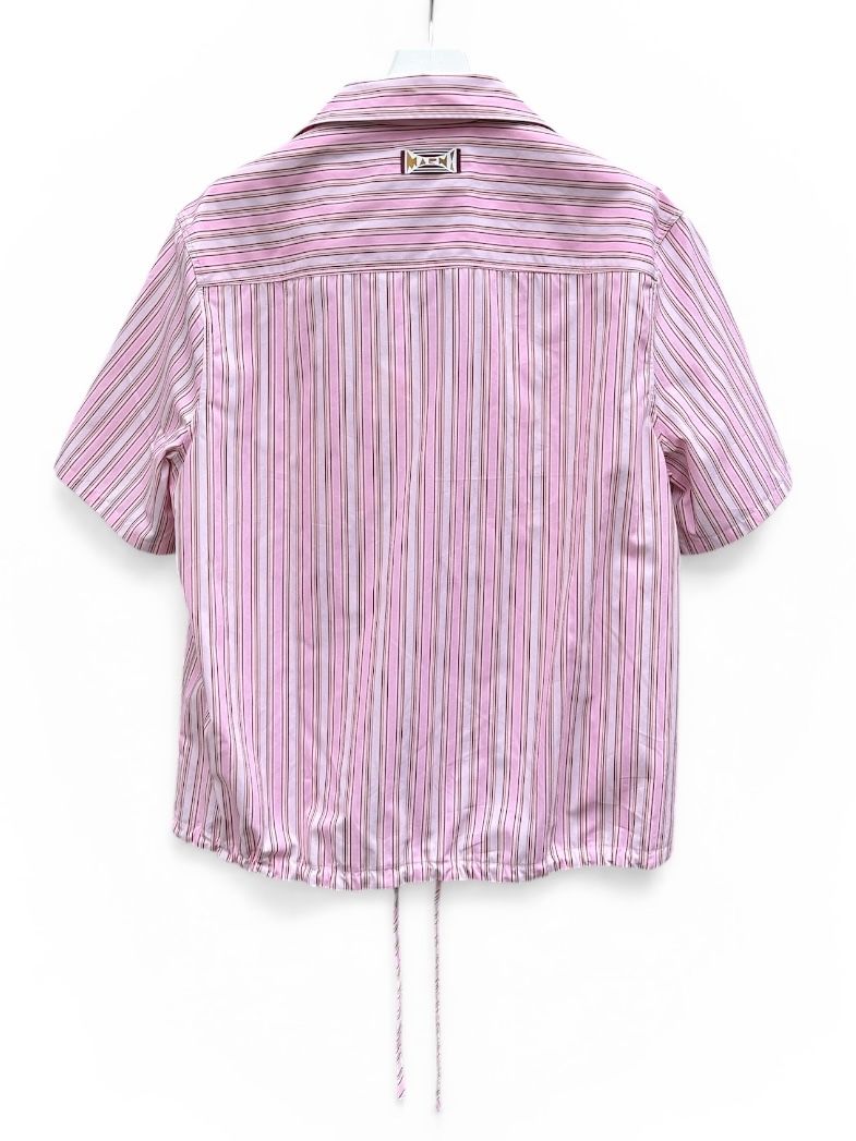 ピンクストライプ入りポプリンシャツ/ 2026SS NEW