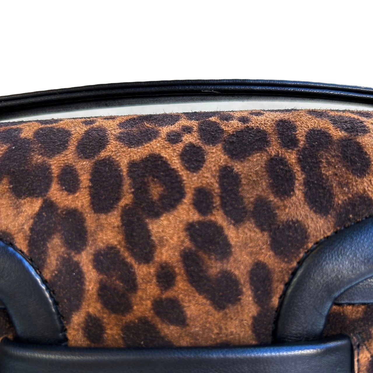 Alpha hand bag / ハンドバッグ / ショルダーバッグ / クラッチバッグ / レザー / レオパード