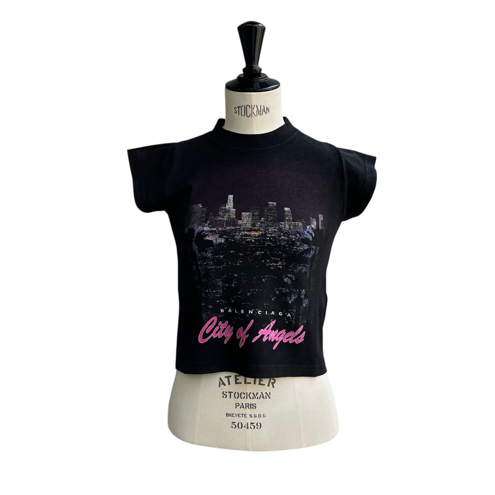 City of Angels Tシャツ / クロップド丈 / ブラック /  2025aw NEW