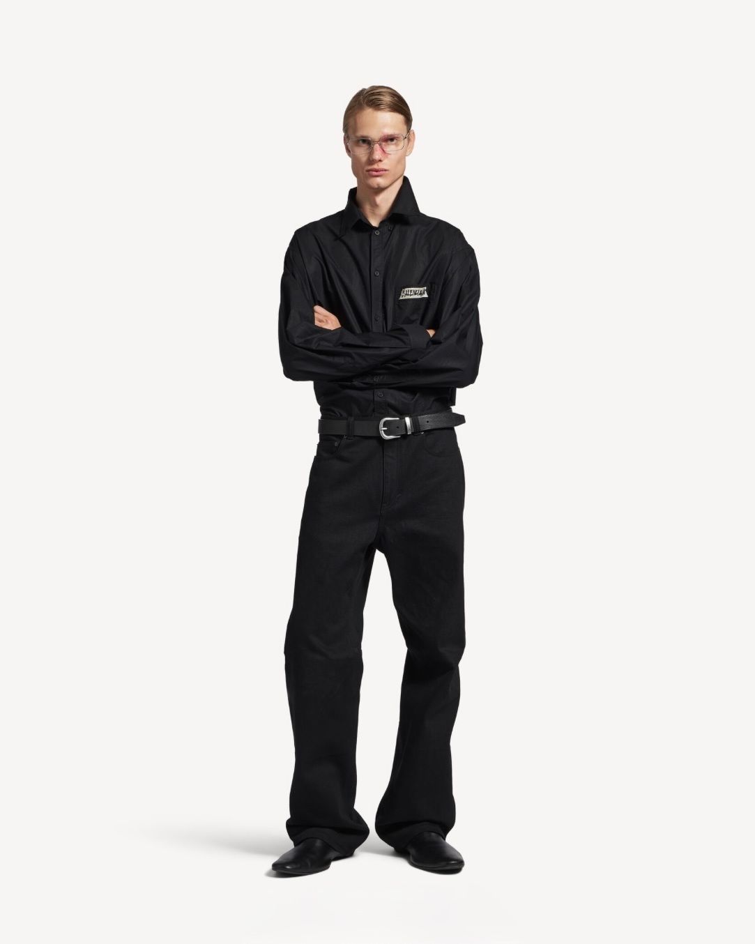 カーブド ニーパンツ / メンズ / ウェア / パンツ / ブラック / 2026SS NEW