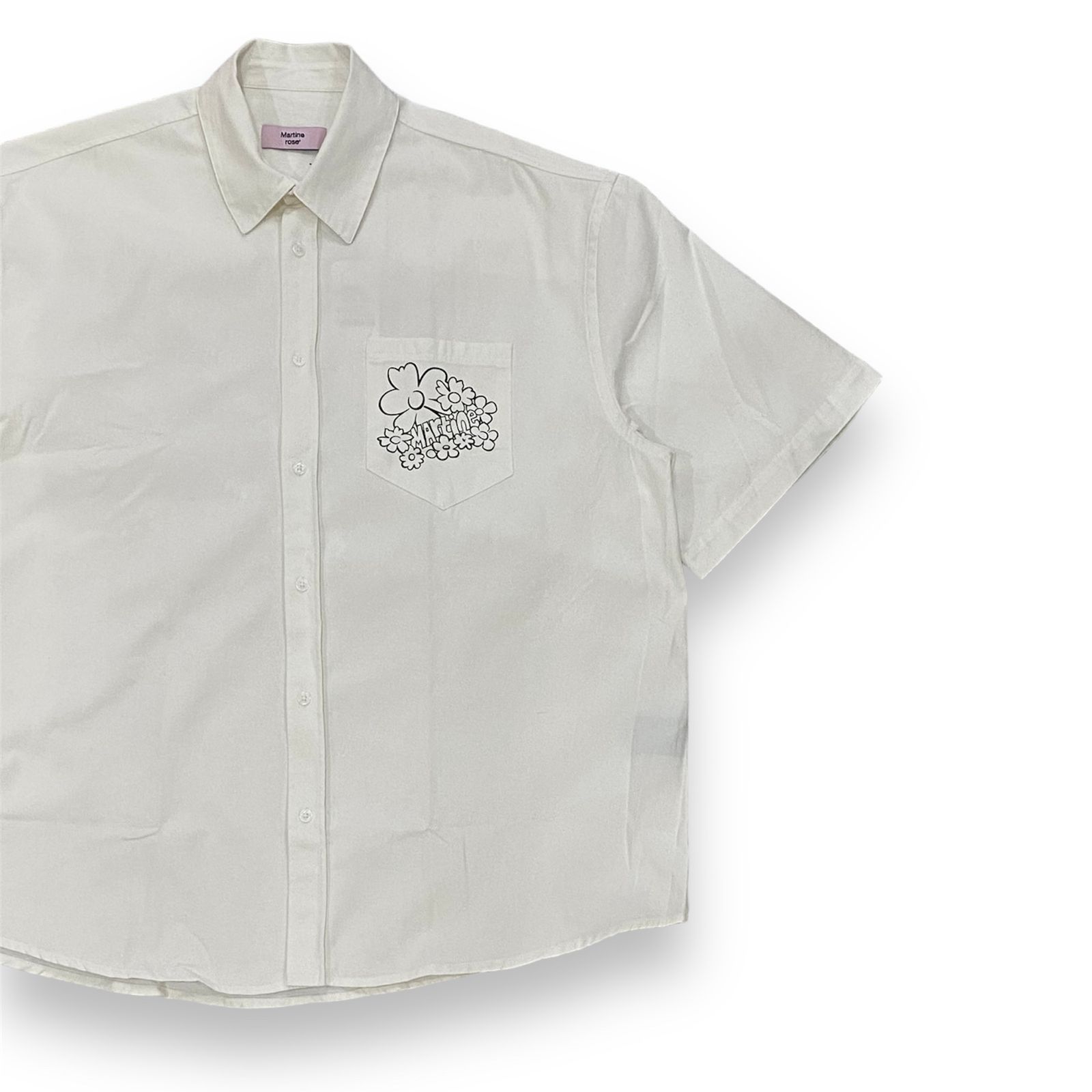 MARTINE ROSE - SHORT SLEEVE OVERSHIRT /オーバーサイズシャツ /半袖