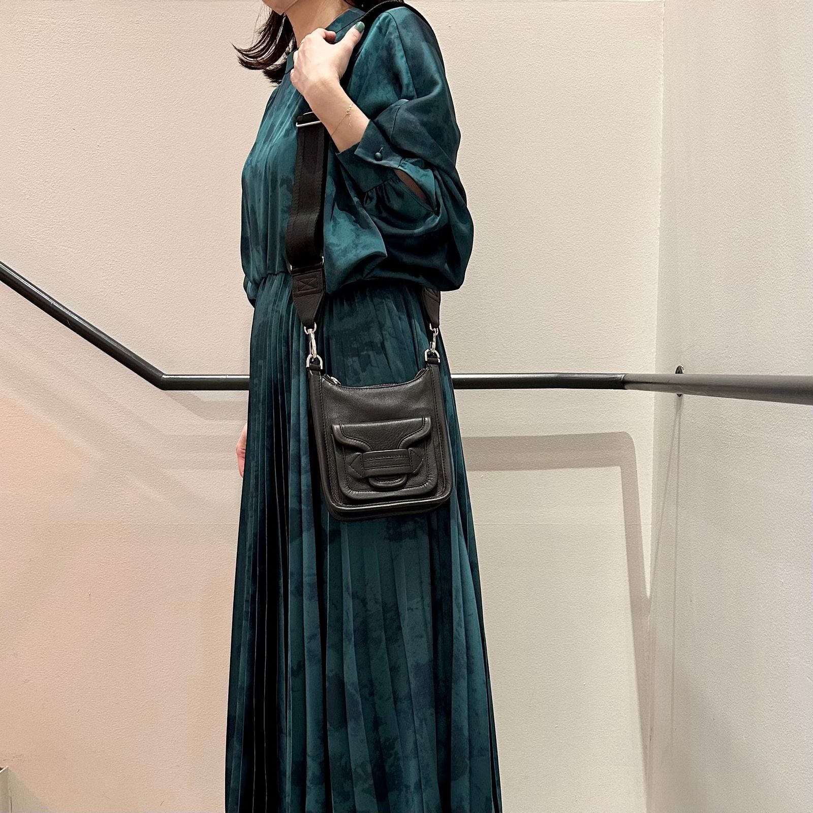 Alpha day boy shoulder bag / ショルダーバッグ / レザー / ブラック