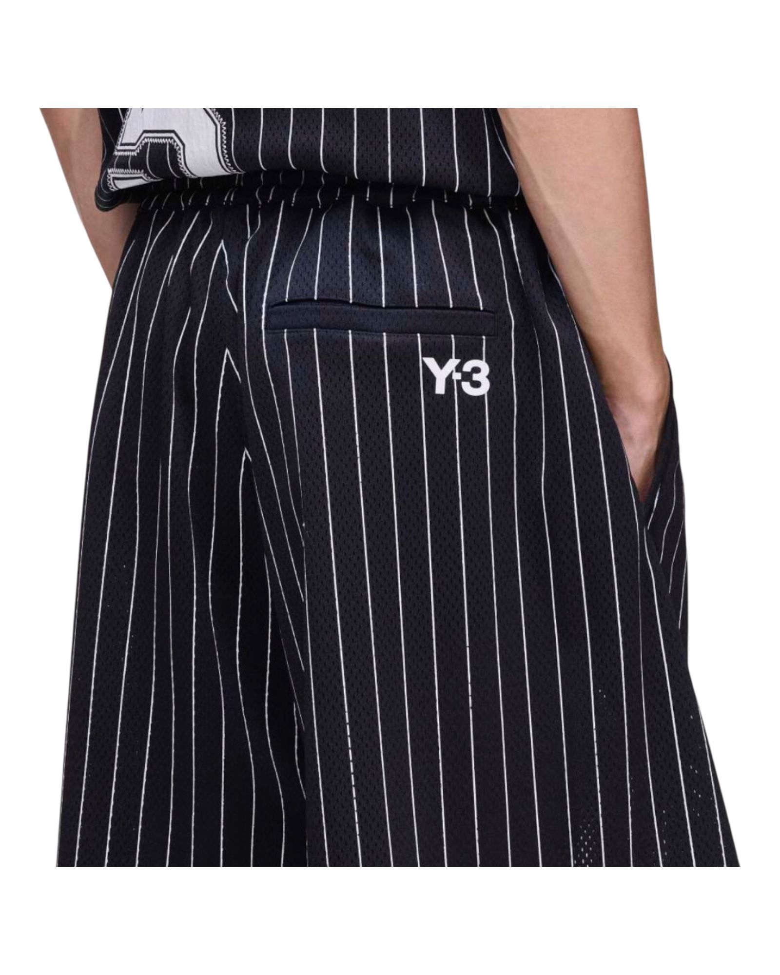 Y-3 MESH PINSTRIPE SHORTS/2026SS NEW