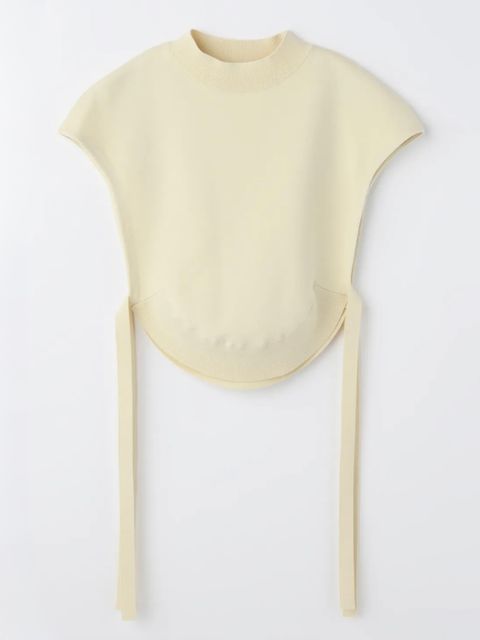 ROUND VEST / ニットベスト / アイボリー / 2026SS new