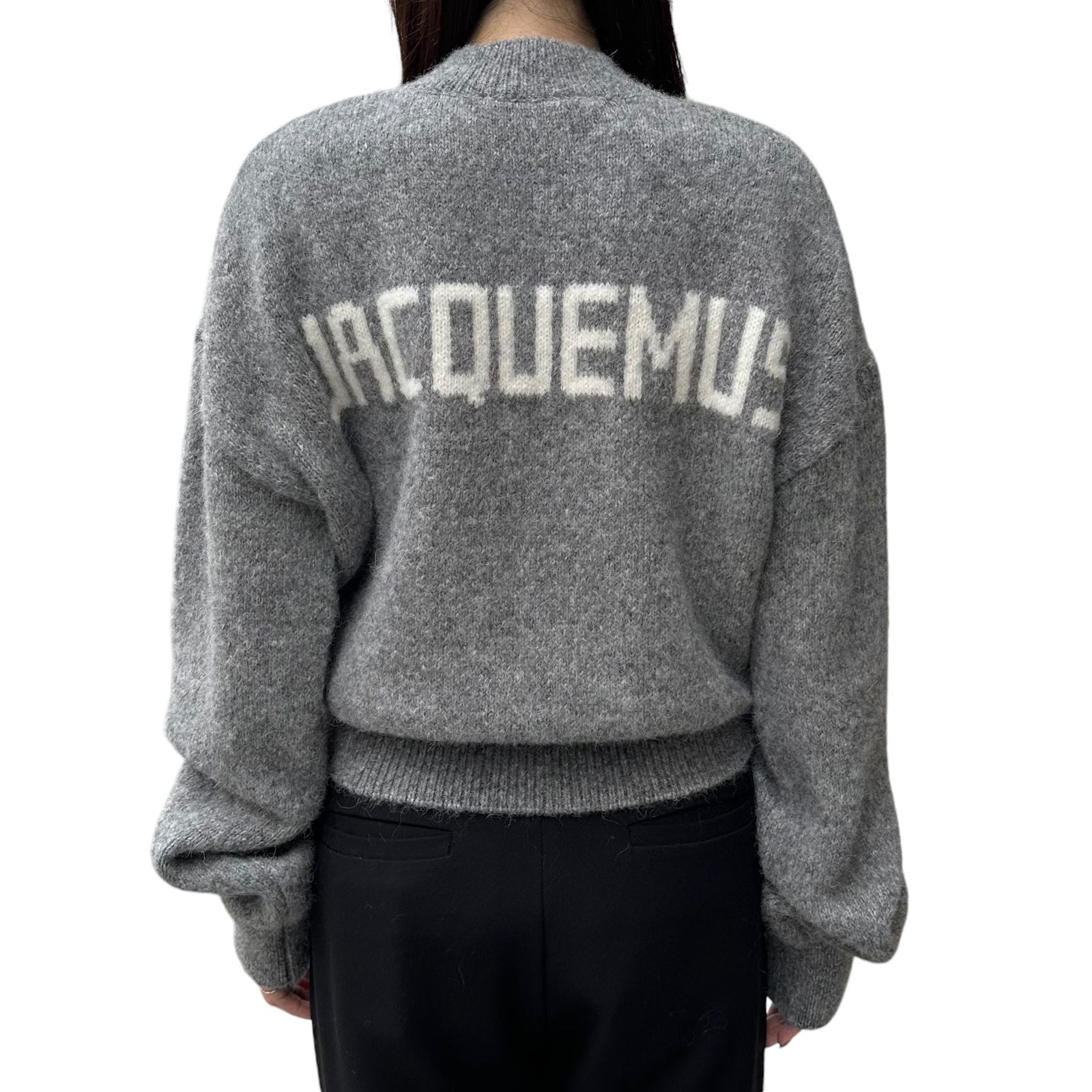 The jacquemus knit ジャックムス ニット / グレー / 24AW
