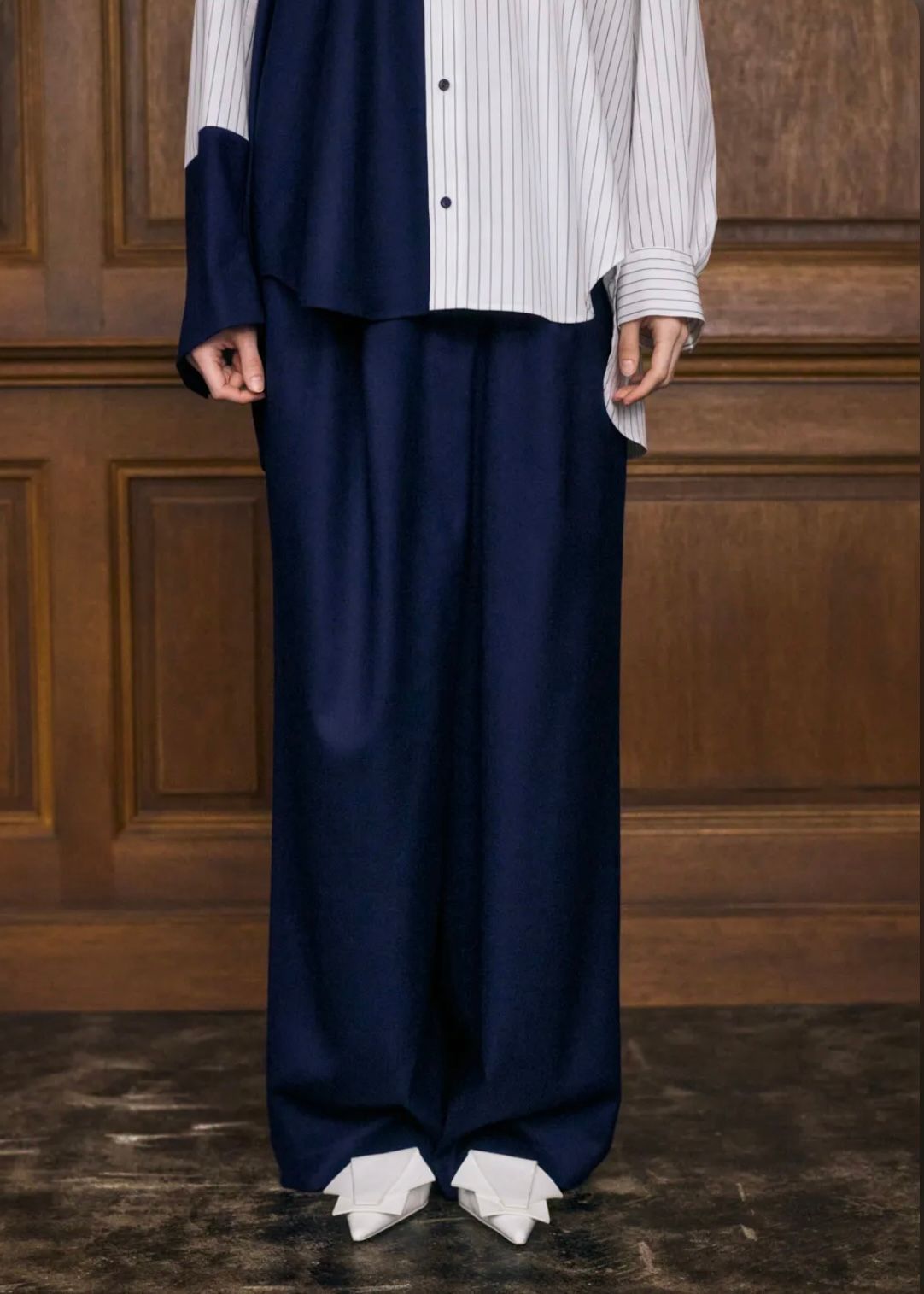 WIDE-TROUSERS / パンツ / ダークブルー / 2025AW new