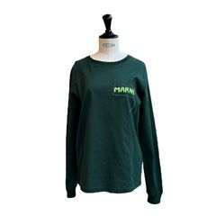 グリーン長袖Tシャツ / レギュラーフィット / レディース / モスグリーン