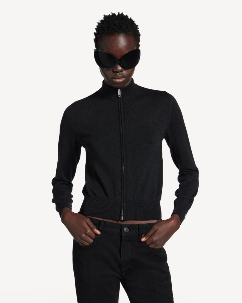 ジップアップ セーター / ウィメンズ / ウェア / ニットウェア / ブラック / 2026SS NEW