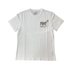 MIKE don't do it /ホワイト/ ロゴ プリント /Tシャツ/メンズ 定番商品