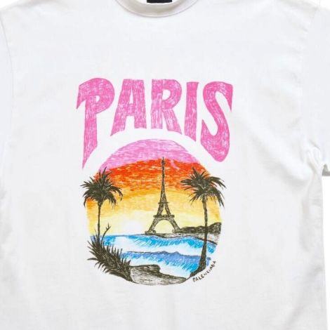 PARIS TROPICAL Tシャツ / ホワイト / ユニセックス