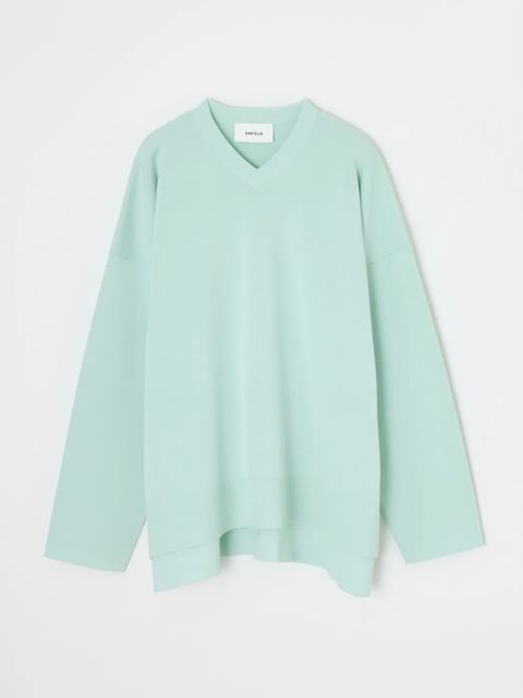 V-NECK PULLOVER / プルオーバーニット / ミント / 2026SS new