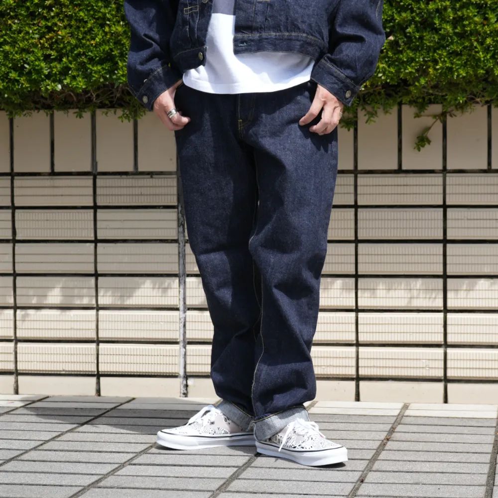 L.Straight 5pocket OWS (OWS) / ルーズ ストレート デニムパンツ / セットアップ可能
