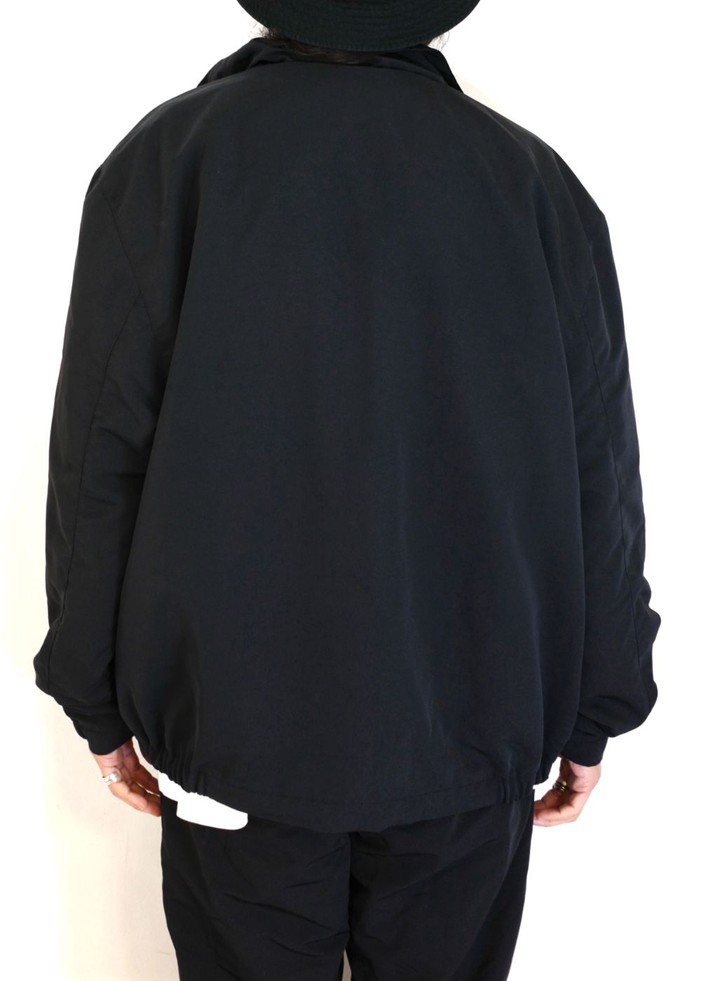 HIDE AND SEEK - TRACK JACKET (BLACK) / セットアップ トラック