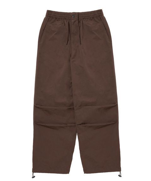 R9 PARACHUTE PANTS (BROWN) / パラシュート パンツ