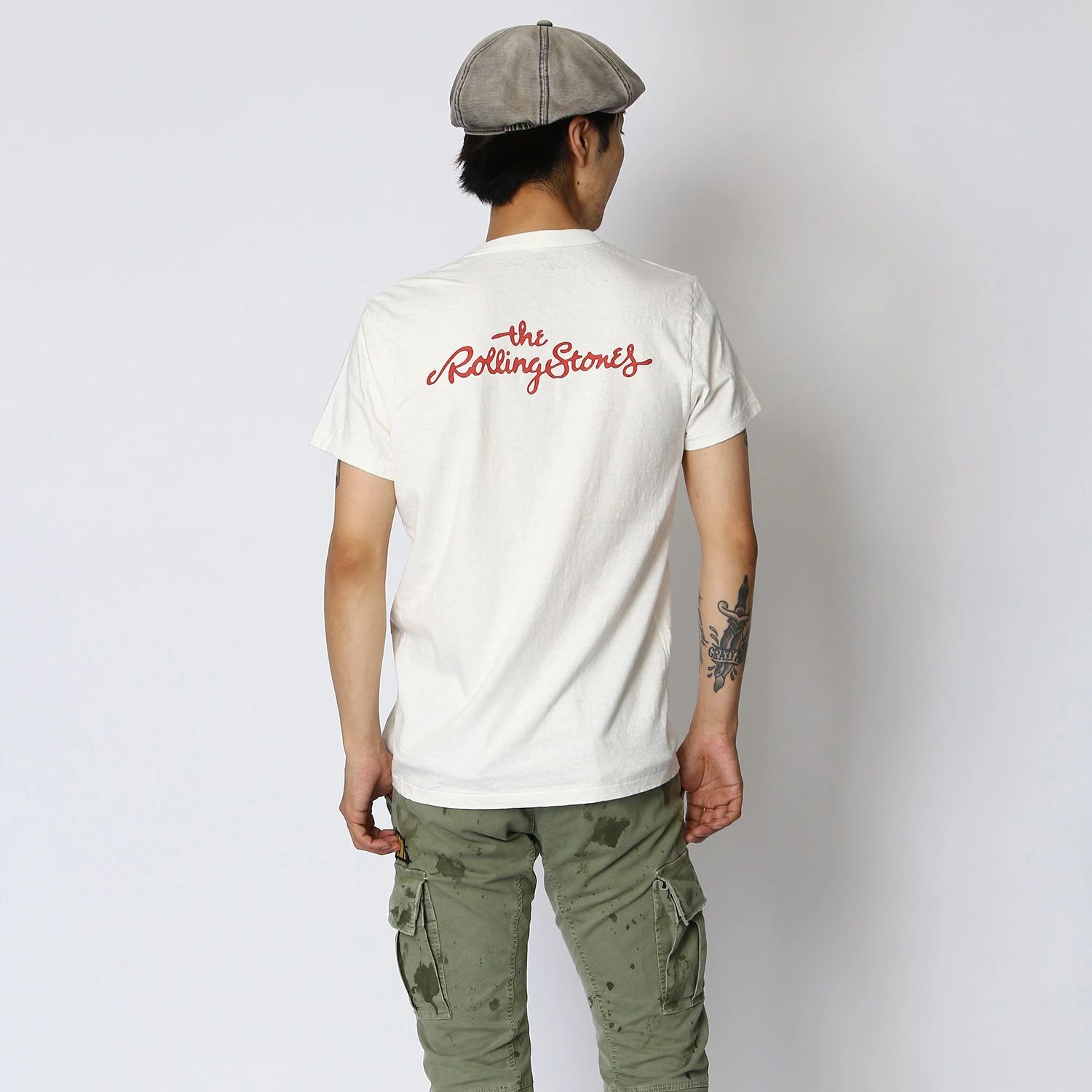 TMT - THE ROLLING STONES×TMT S/SL TEE (VINTAGE 1970) (WHITE