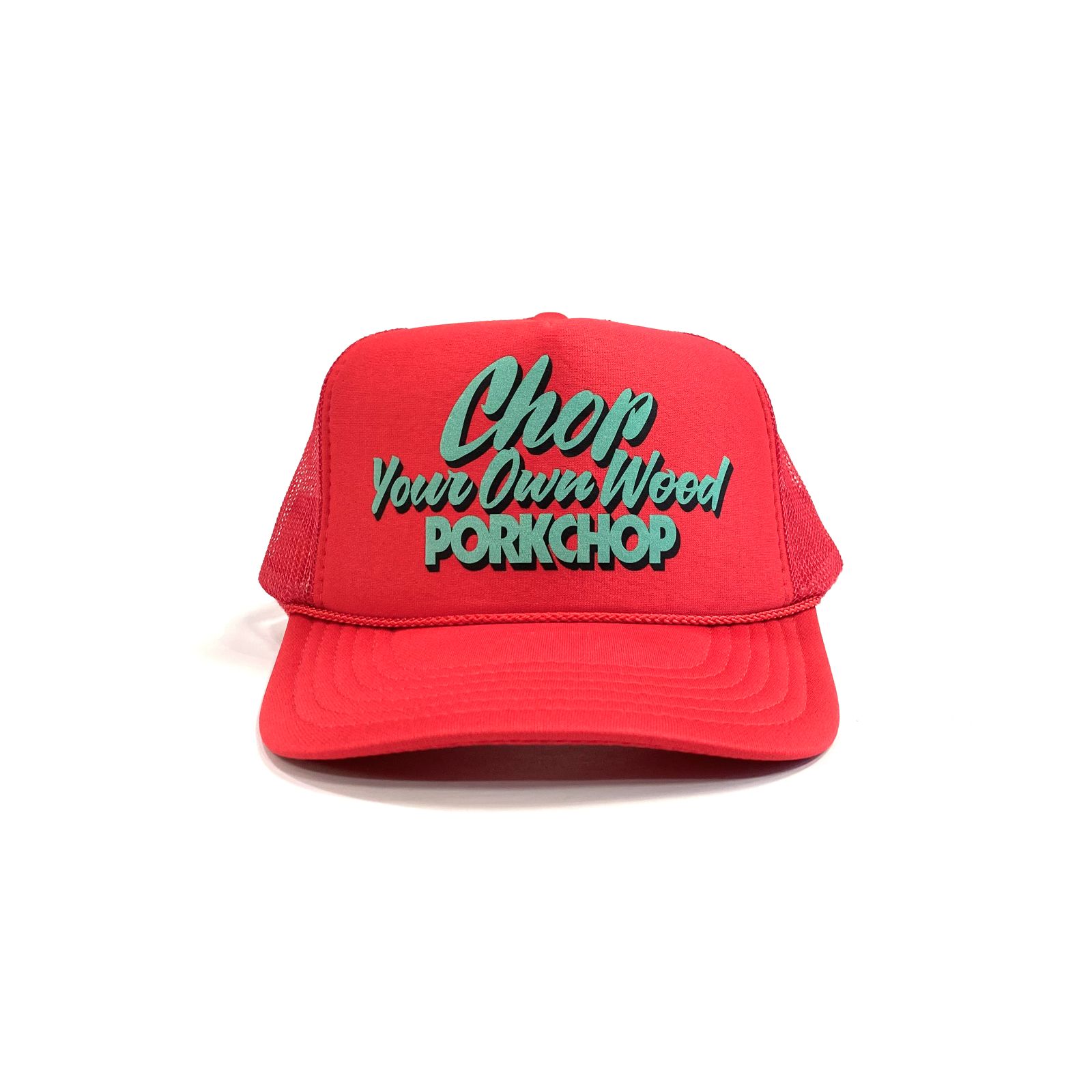 PORKCHOP GARAGE SUPPLY - CHOP YOUR OWN WOOD CAP (RED