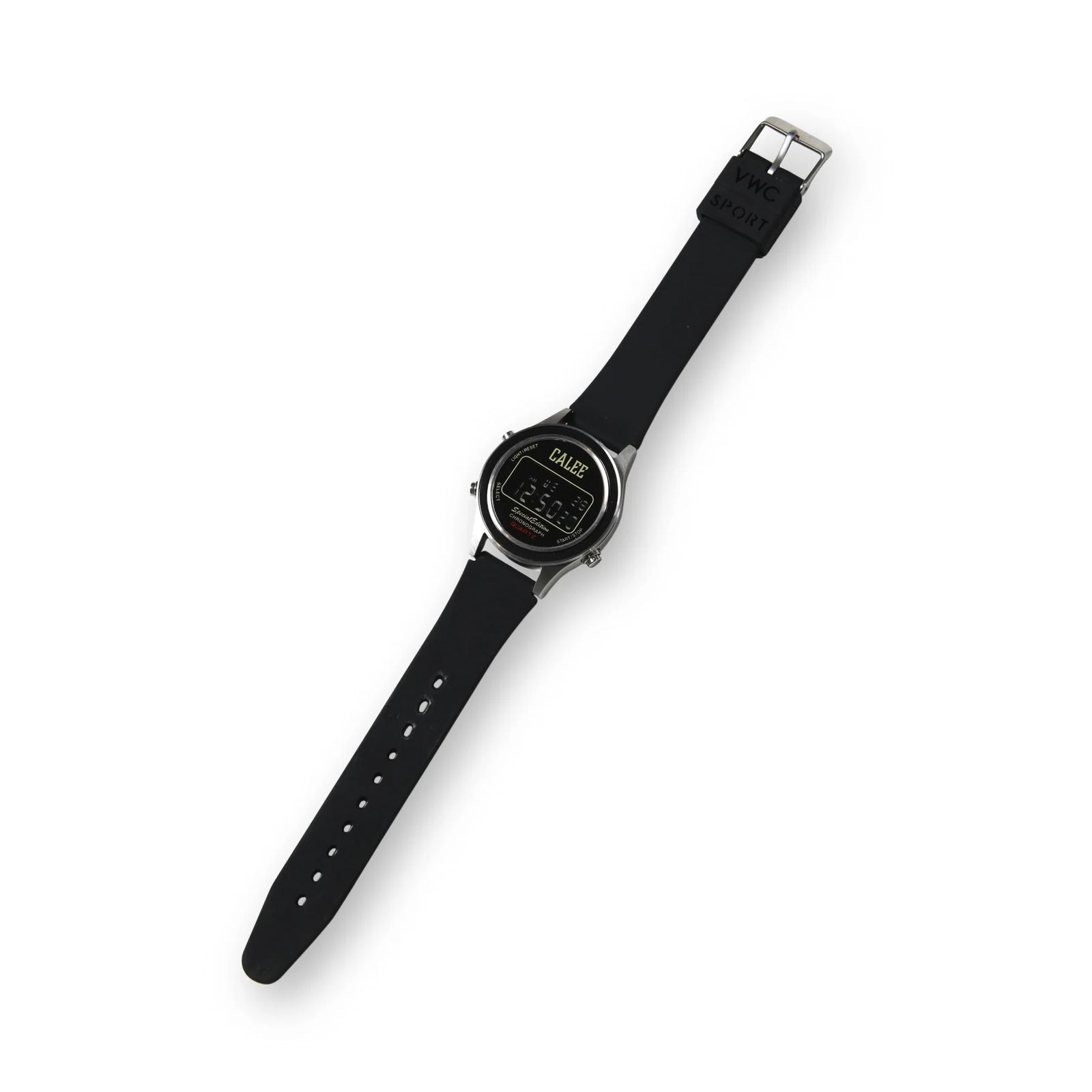 CALEE - ×VAGUE WATCH CO. SPORT TYPE DIGITAL WATCH (BLACK