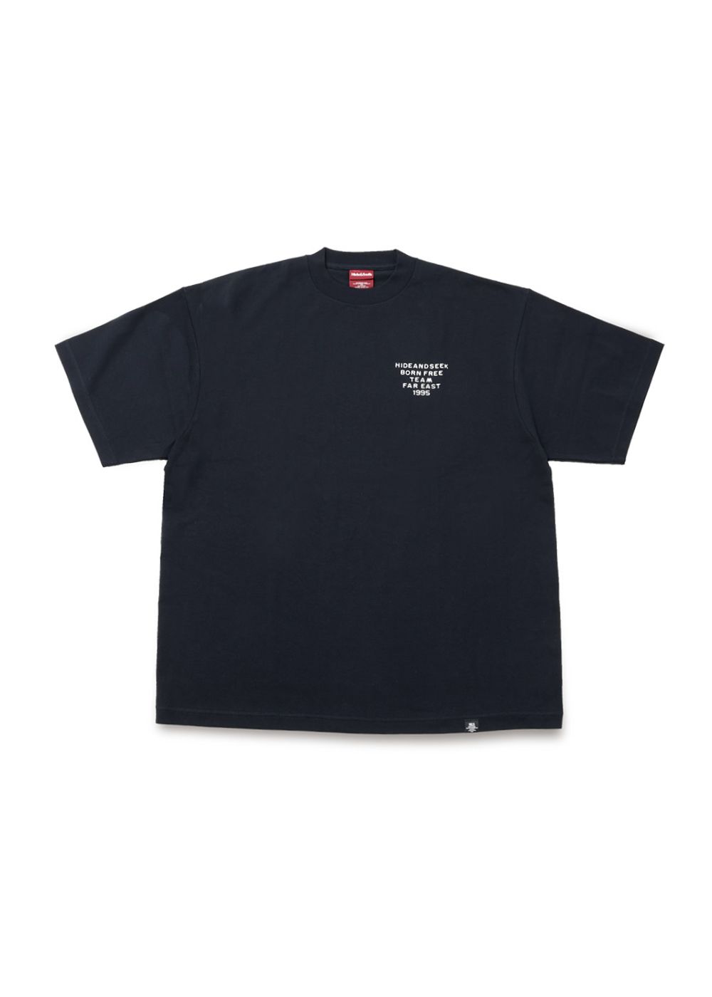 Typewriter S/S Tee (BigSilhouette) (NAVY) / ヘビーオンス ワイド Tシャツ