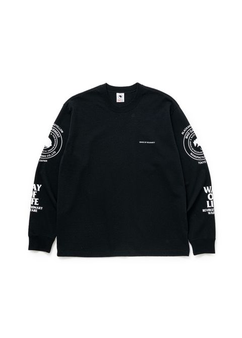 TWO WHEEL L/S TEE (BLACK) / 2ウィール ロング Tシャツ