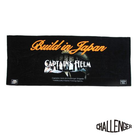 × CHALLENGER BUILT IN JP SPORTS TOWEL (BLACK) / チャレンジャー コラボスポーツタオル