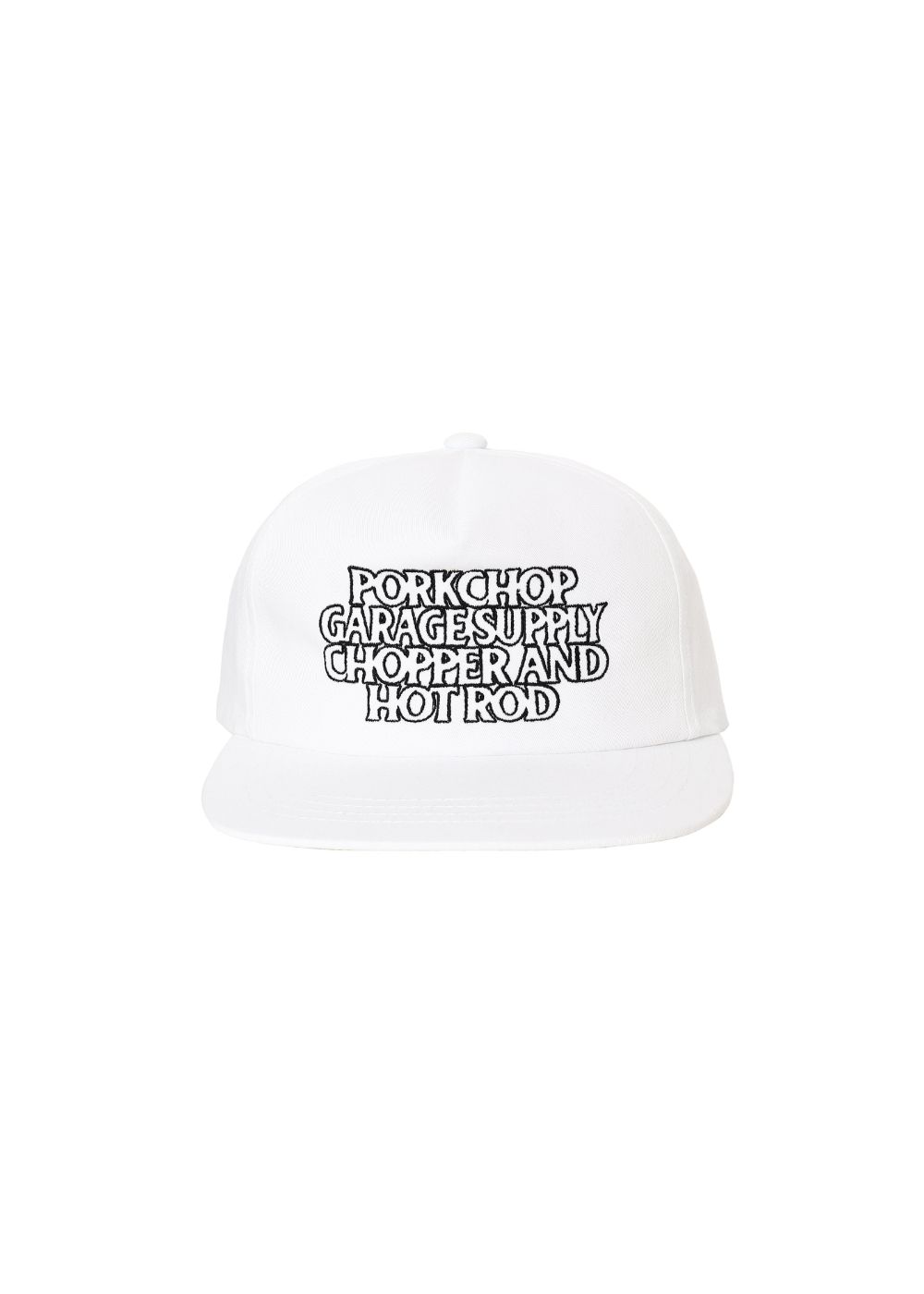 C&H LOGO COTTON CAP (WHITE) / ロゴ 刺繍 キャップ