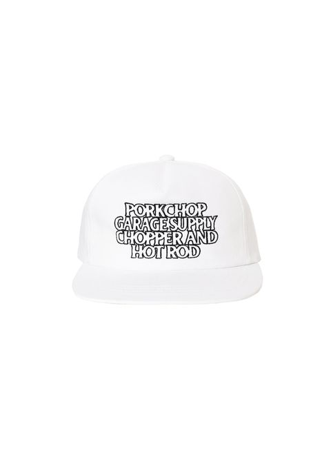 C&H LOGO COTTON CAP (WHITE) / ロゴ 刺繍 キャップ