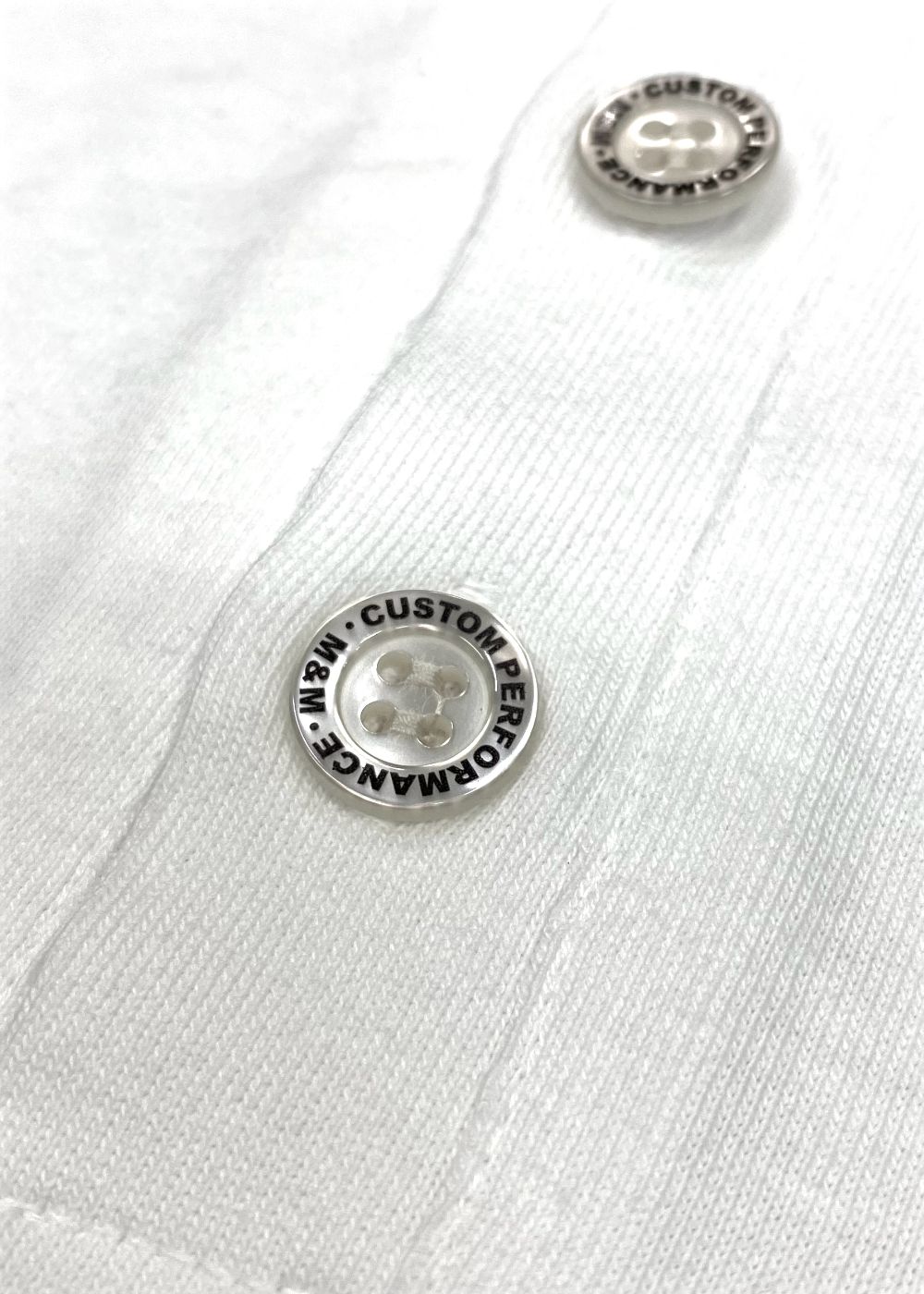 HENRY NECK TEE (WHITE) / ヘンリーネック Tシャツ
