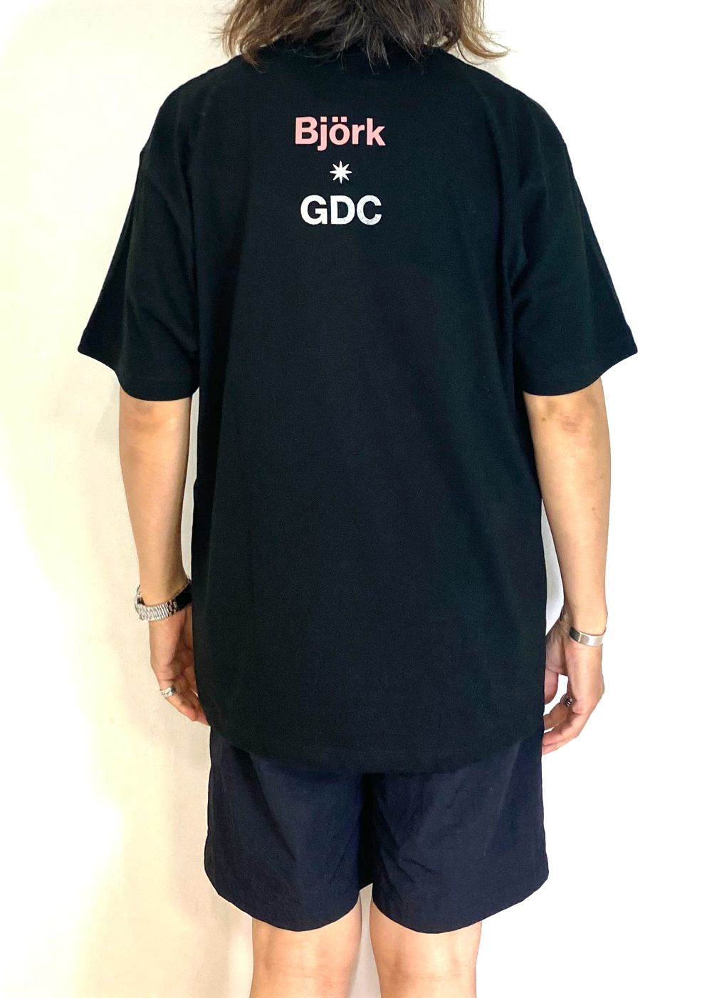 【Bjork by Kevin Cummins×GDC】Color Tee (BLACK) / ×Bjork by Kevin Cummins コラボ Tシャツ