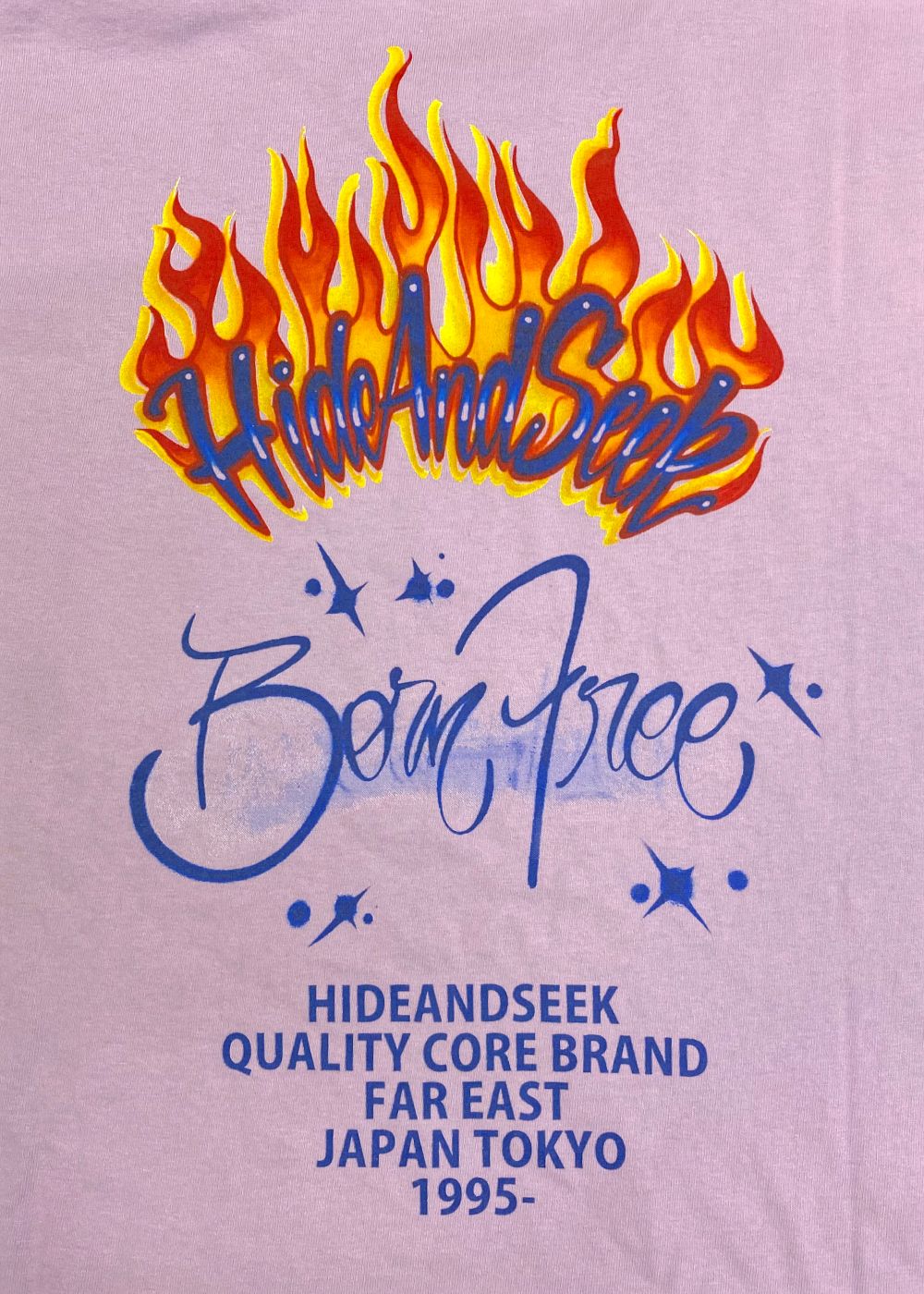 Flame S/S Tee (PINK) / フレイム プリントTee