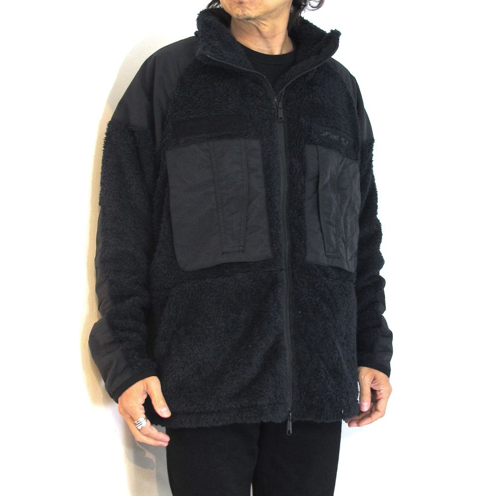 CAPTAINS HELM - THERMOLITE BOA FLEECE OUTDOOR JKT (BLACK