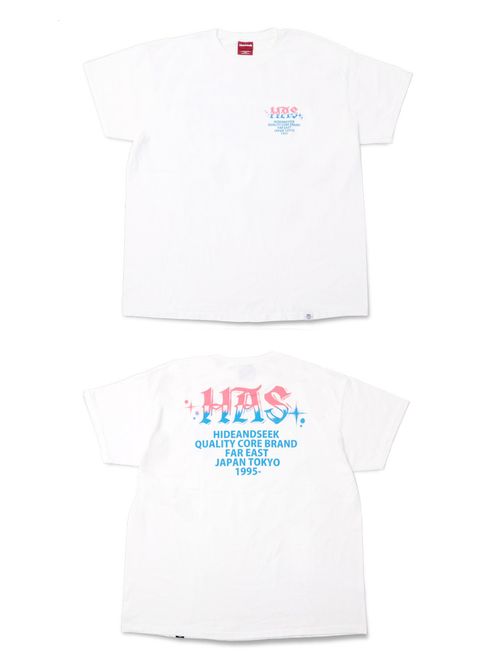 N.L.U. S/S Tee (Back) (WHITE) /  プリントTee (バック)
