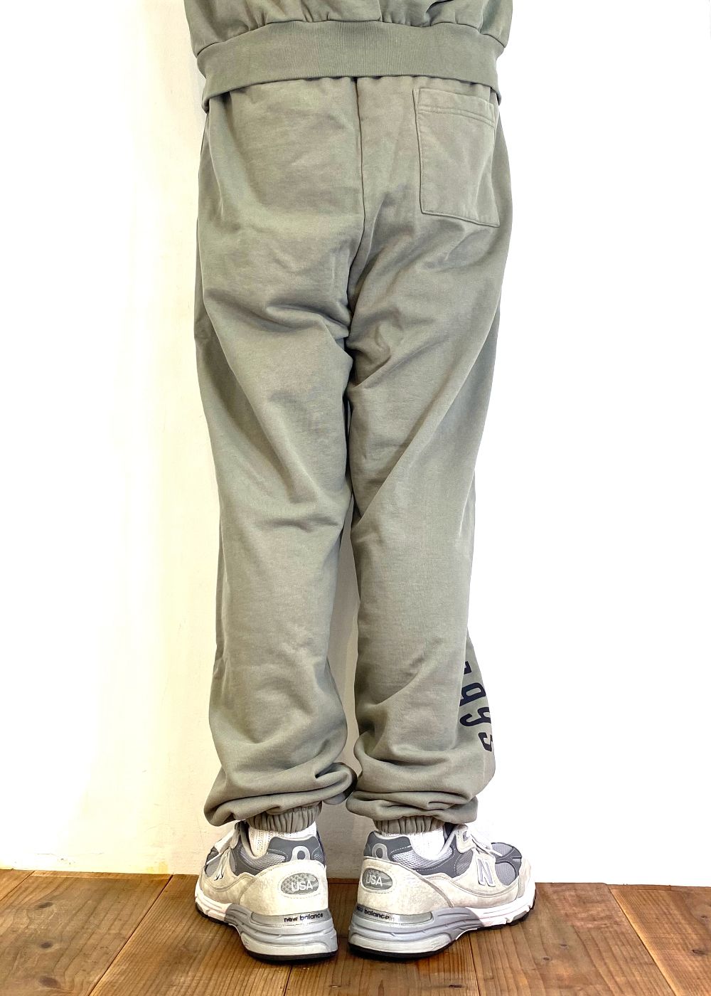 College Sweat Pant (OLIVE DRAB) / オリジナル セットアップスウェットパンツ / セットアップ可能