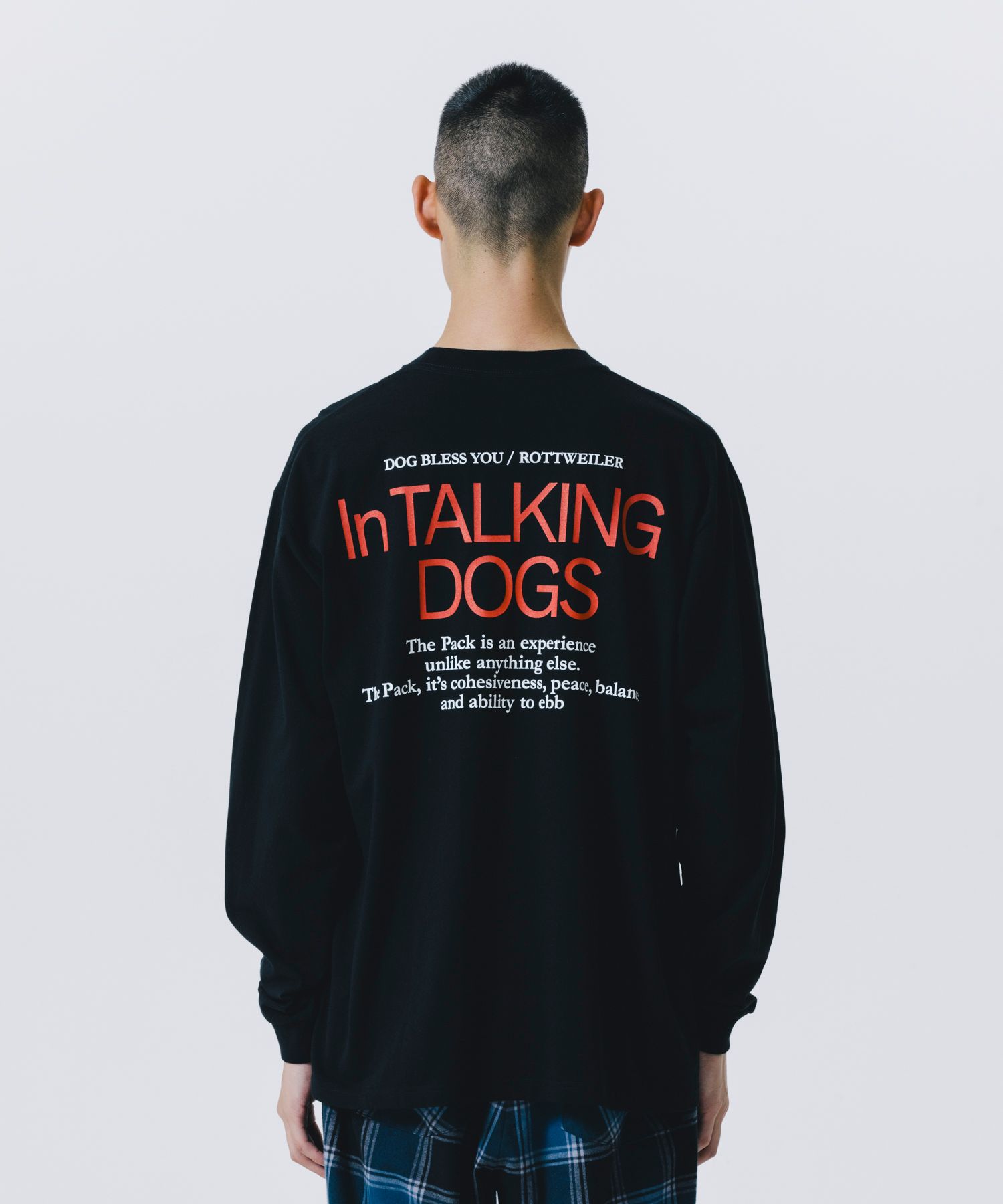 CAL NIGHT LS PHOTO TEE (BLACK) / フォト プリント Tシャツ