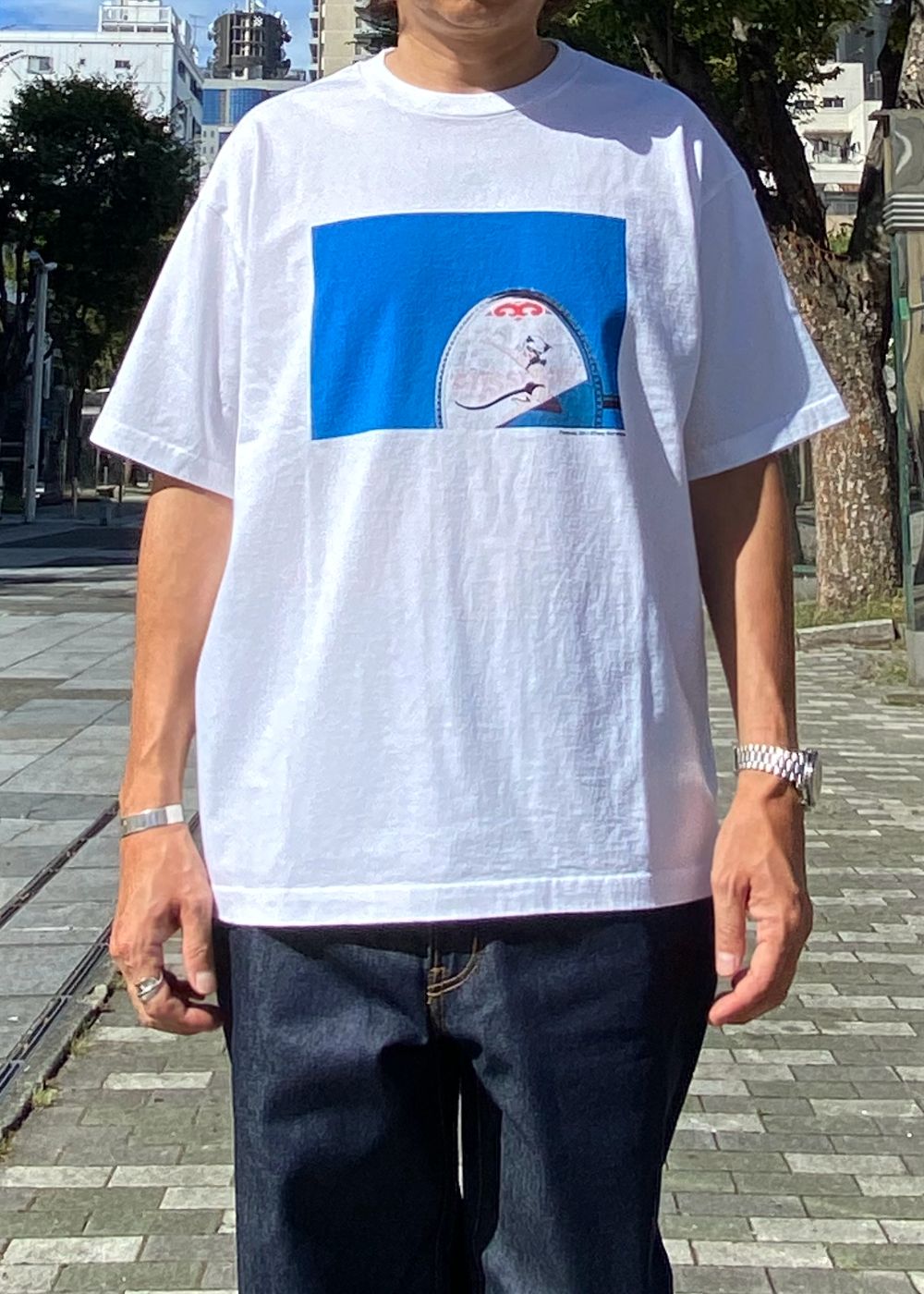 Terry Richardson×STEI-lo “PUSSY CAT” Tee  (WHITE) / ×スティーロ×テリー・リチャードソン コラボ フォト Tシャツ
