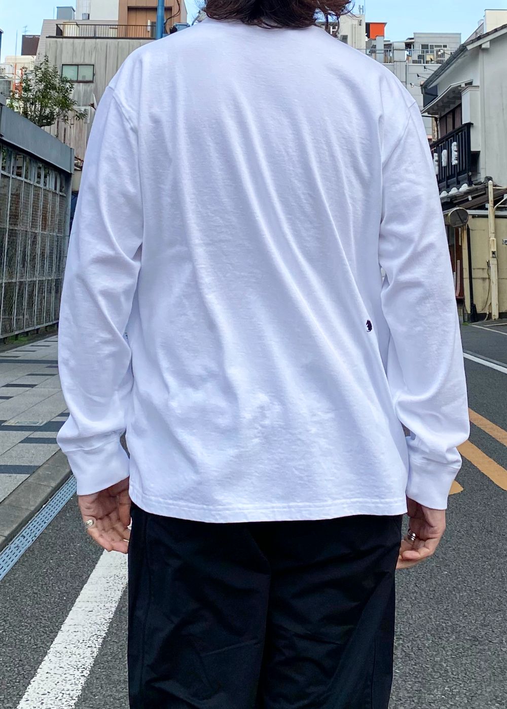 FRAME DOZENS L/S TEE (WHITE) / フレーム ダズンズ ロング Tシャツ