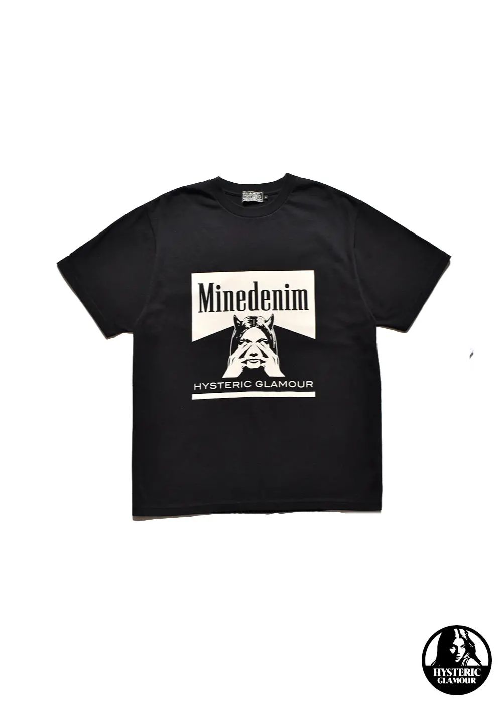 × HYSTERIC GLAMOUR T-SH (BLACK) / ×ヒステリックグラマー コラボTシャツ