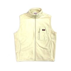 【ラスト1点】FLEECE VEST (NATURAL) / フリース ベスト