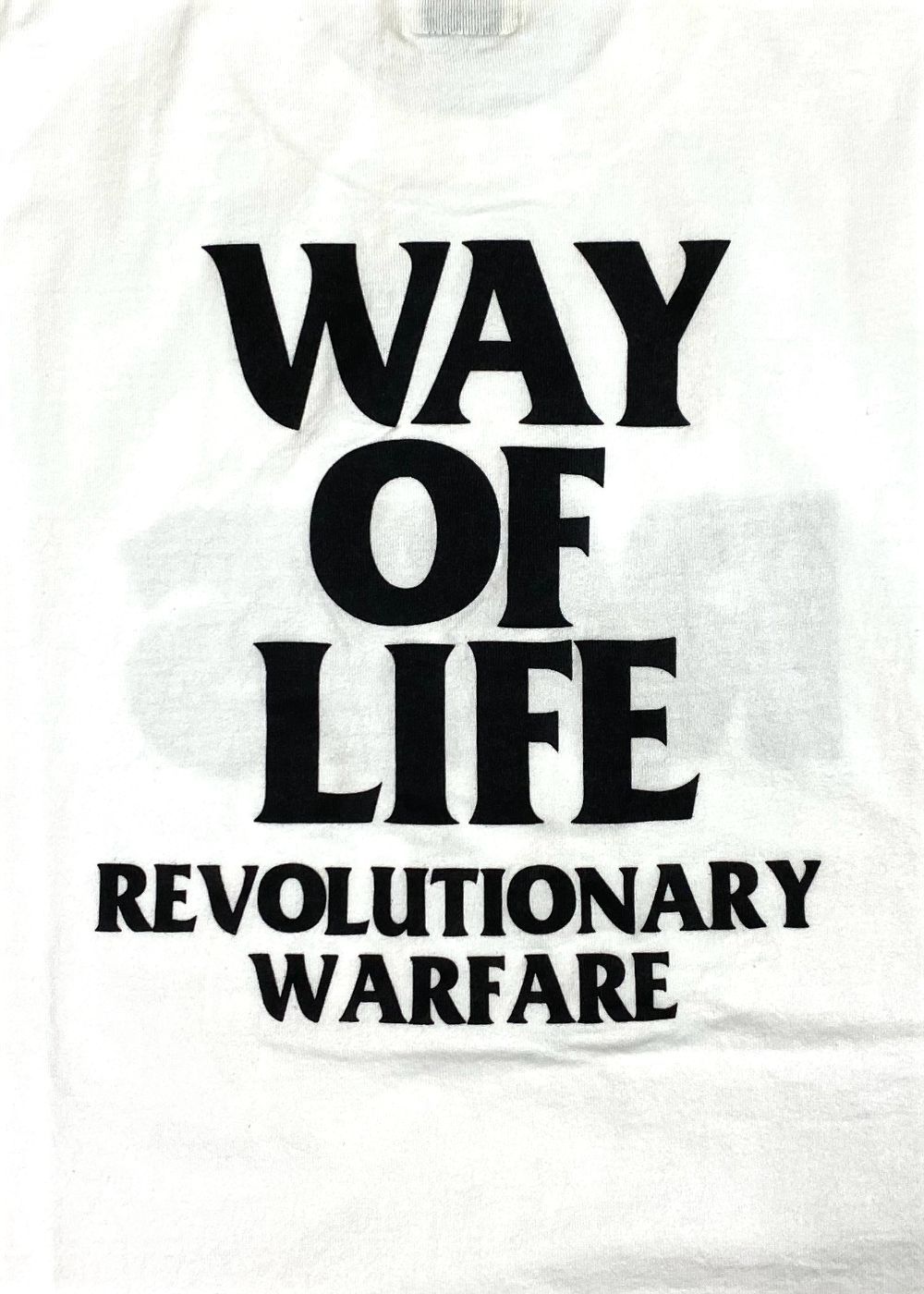 RATS - SCRIPT LOGO WAY OF LIFE TEE (WHITE) / 定番人気ロゴT