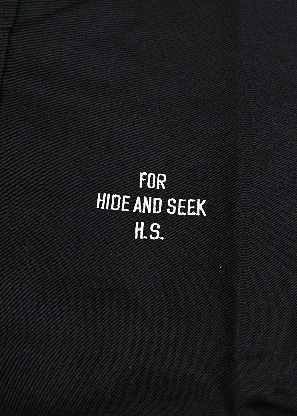 HideandSeek - 【ラスト1点 / お取り寄せ不可】B.D L/S SHIRT (BLACK