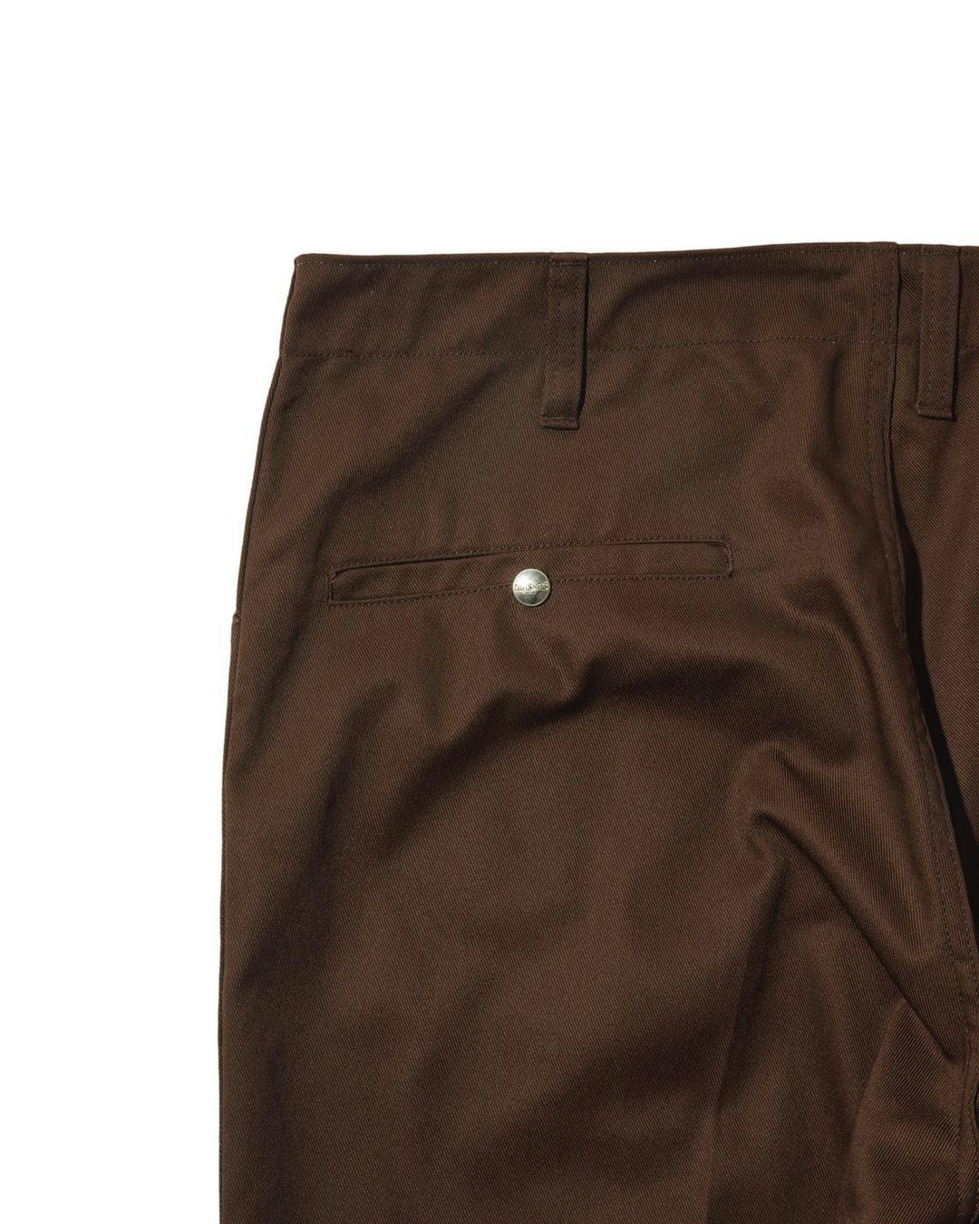 WORK PANTS L (×MASSES) (BROWN) / マシス コラボレーション チノパンツ