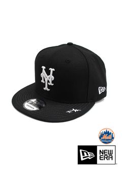 ×NEWERA NY METS CAP (BLACK) / ニューエラ コラボベースボールキャップ