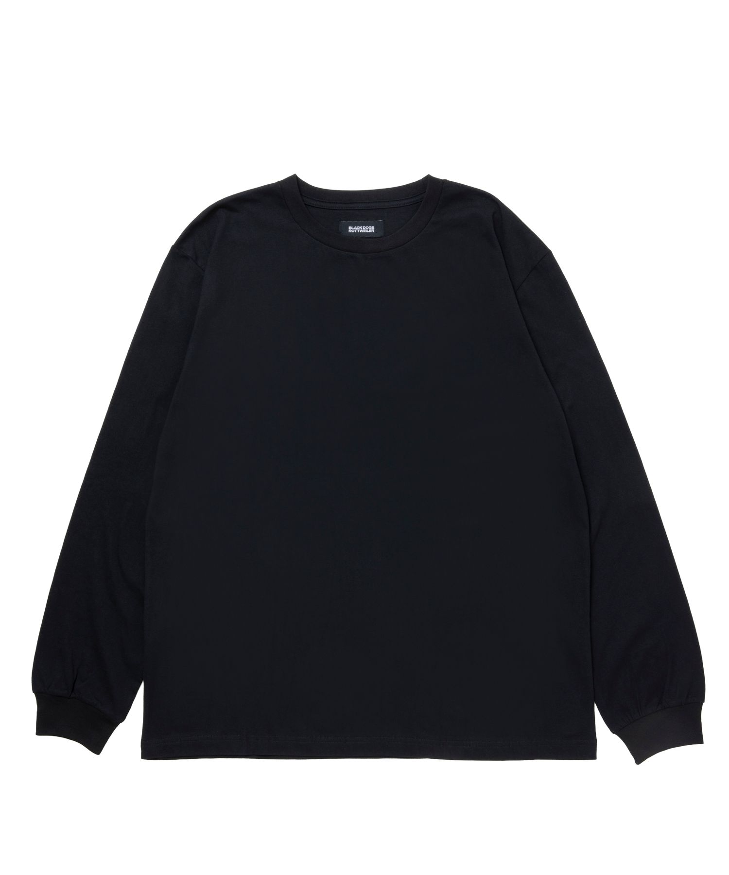 R9 BASIC LS TEE (BLACK) /  オリジナル ロゴプリント Tシャツ