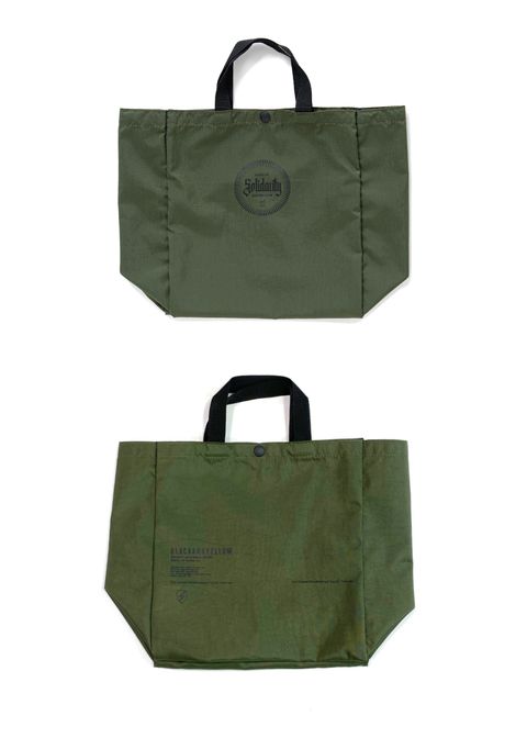 【ラスト1点】NYLON MINI TOTE BAG (KHAKI) / オリジナル ミニトートバッグ
