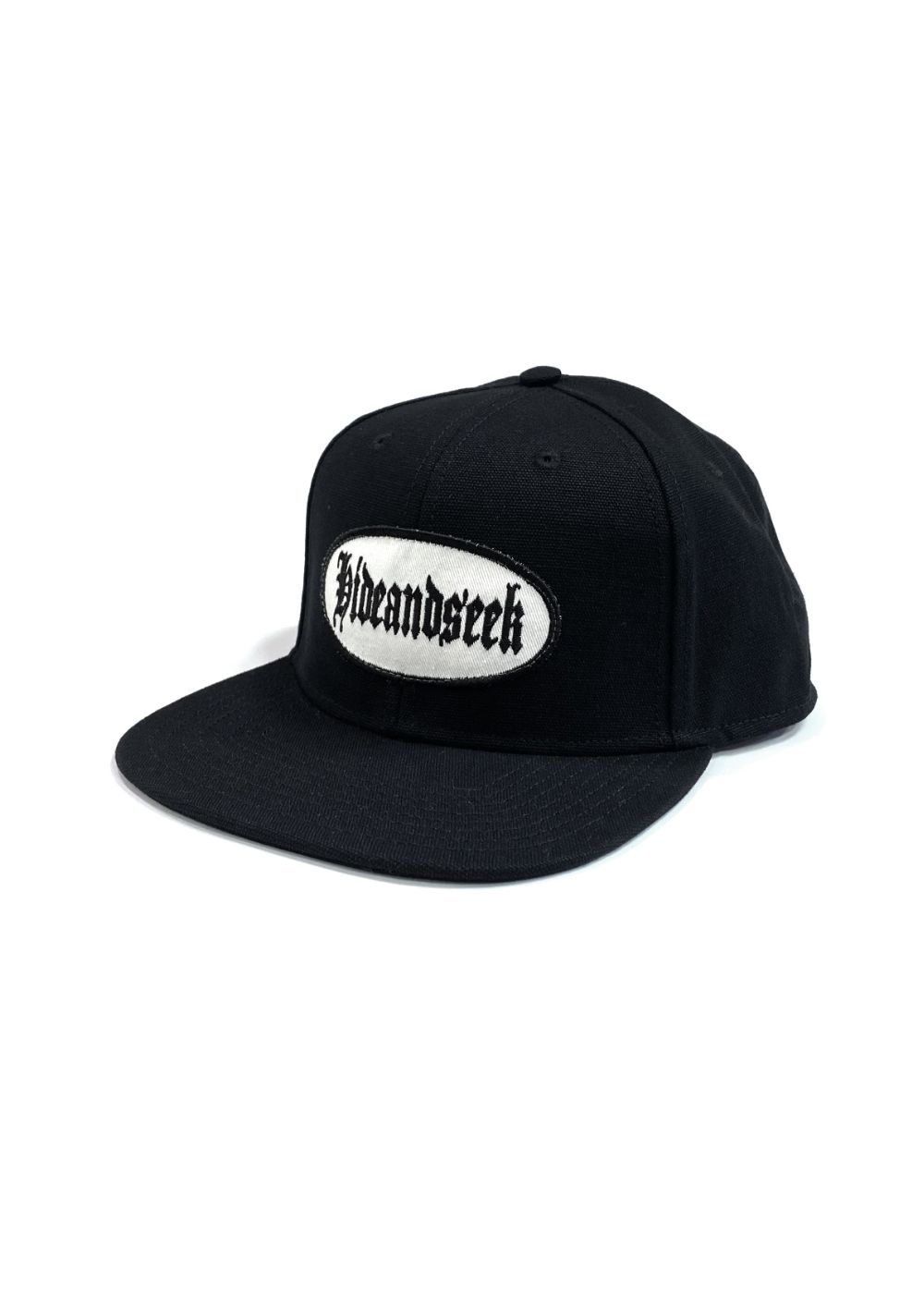 HIDE AND SEEK - OX TRACKER CAP (BLACK) / ワッペン トラッカー