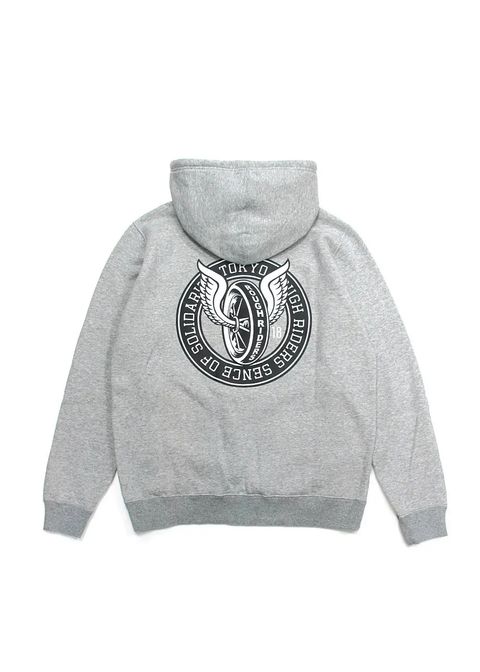 ×NEIGHBORHOOD T.R.R HOODED PARKA (GRAY) / ×ネイバーフッド TOKYO ROUGH RIDERS スウェットパーカー