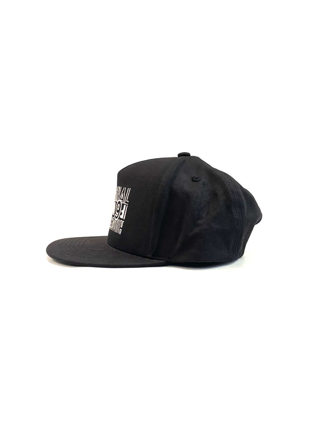 Original Trucker CAP (BLACK) / 西浦徹 コラボ ロゴ 刺繍 キャップ